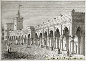 Mosque_in_Algiers - 19th_century_engraving