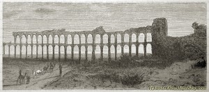 Roman_Aqueduct_in_Tunisia - 19th_century_engraving