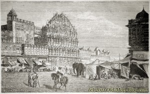 Street_in_Jaipur - 19th_century_engraving
