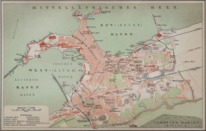 Alexandria - Old Map - 19th Century