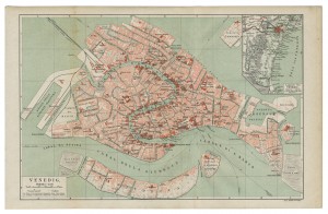 Map of Venice, Italy