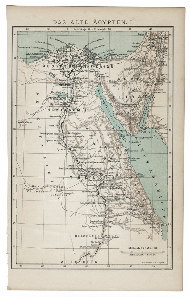 maps of egypt. map of Ancient Egypt