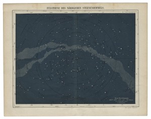 star chart of the fixed stars of the northern hemisphere