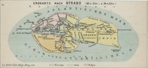 World according to Strabo 63 B.C. - 24 A.C.