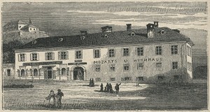 Mozart's House - Salzburg - Austria - 19th century engraving