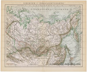 Siberia - old map
