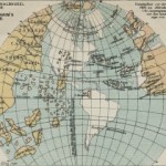 World according to a globe by Martin Behaim 1491