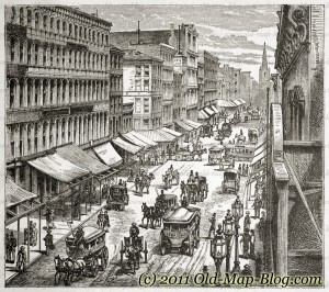 Broadway_New_York - old_engraving